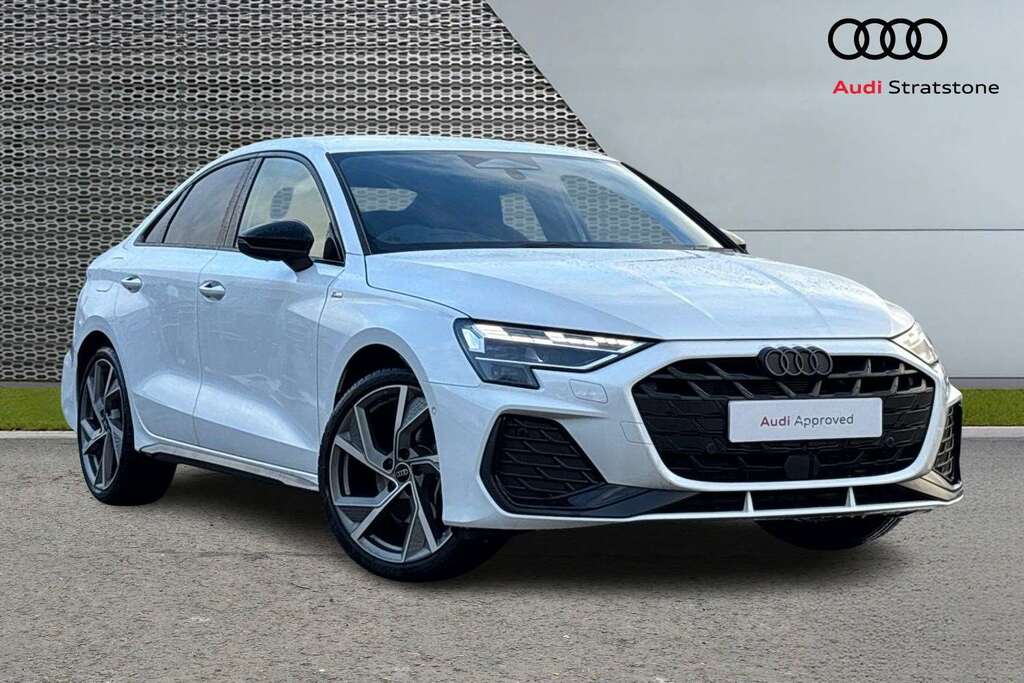 Audi A3 1.5 Tfsi 150 Black Edition S Tronic 2025 MC75HZN White