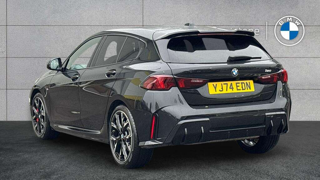 BMW 1 Series 120 M Sport Step 2025 YJ74EDN Black #2