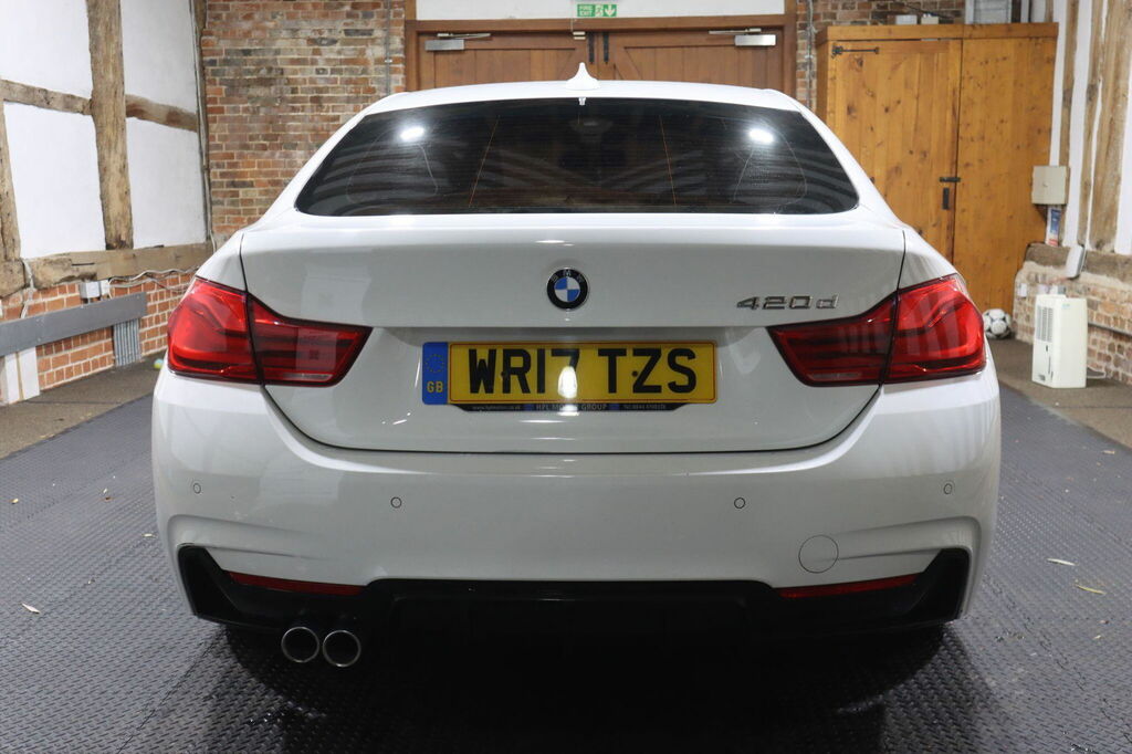 BMW 4 Series Gran Coupe 2.0 420D M Sport Euro 6 S S White #5