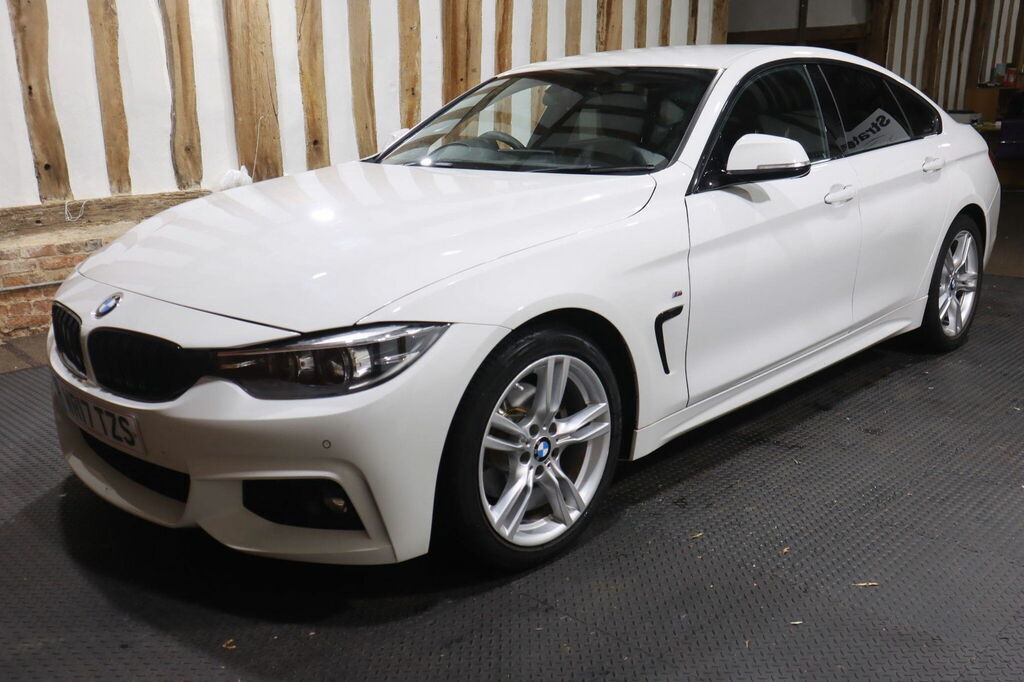 BMW 4 Series Gran Coupe 2.0 420D M Sport Euro 6 S S White #3