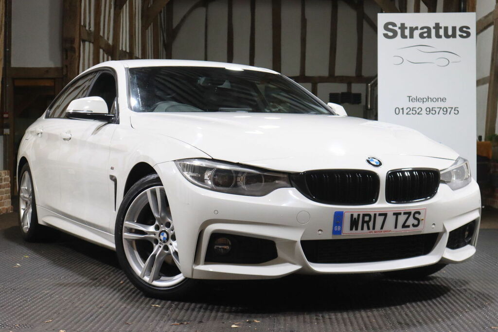 BMW 4 Series Gran Coupe 2.0 420D M Sport Euro 6 S S White