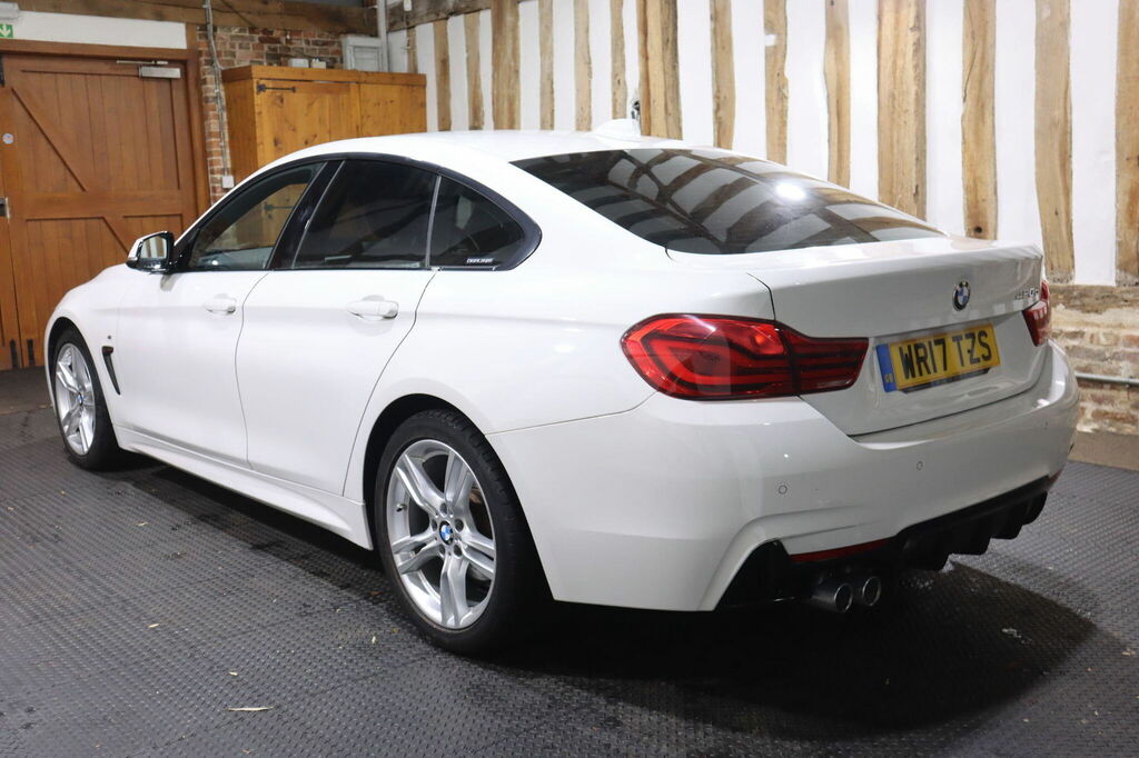 BMW 4 Series Gran Coupe 2.0 420D M Sport Euro 6 S S White #4