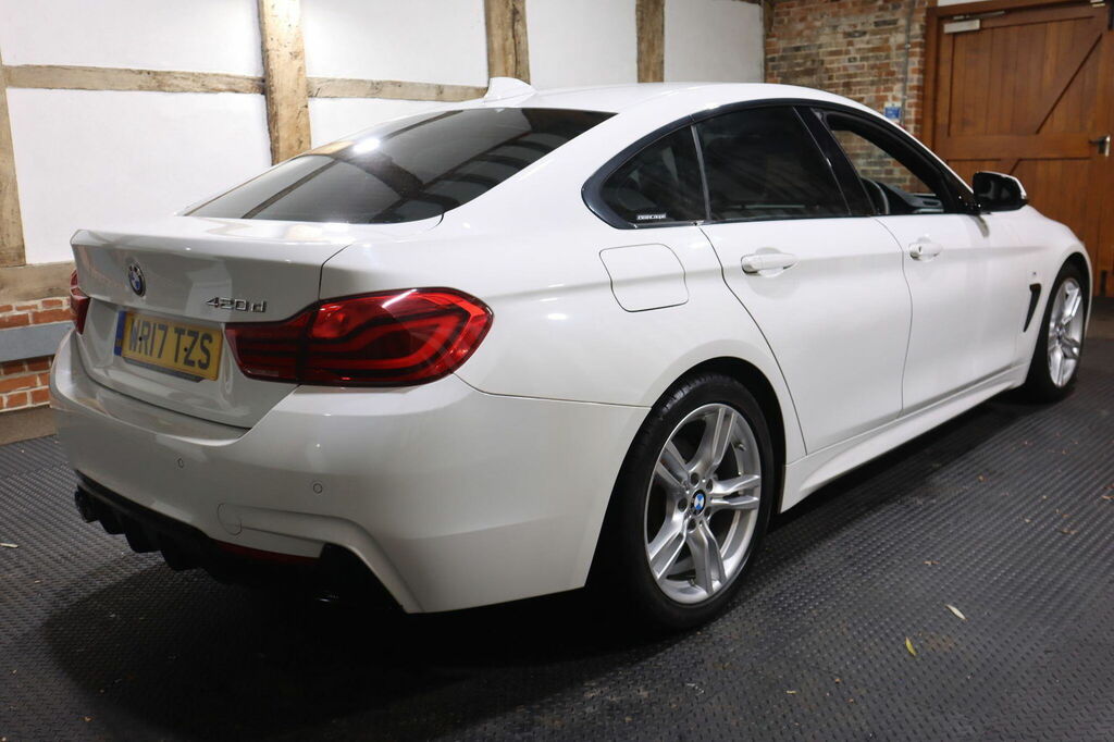 BMW 4 Series Gran Coupe 2.0 420D M Sport Euro 6 S S White #6