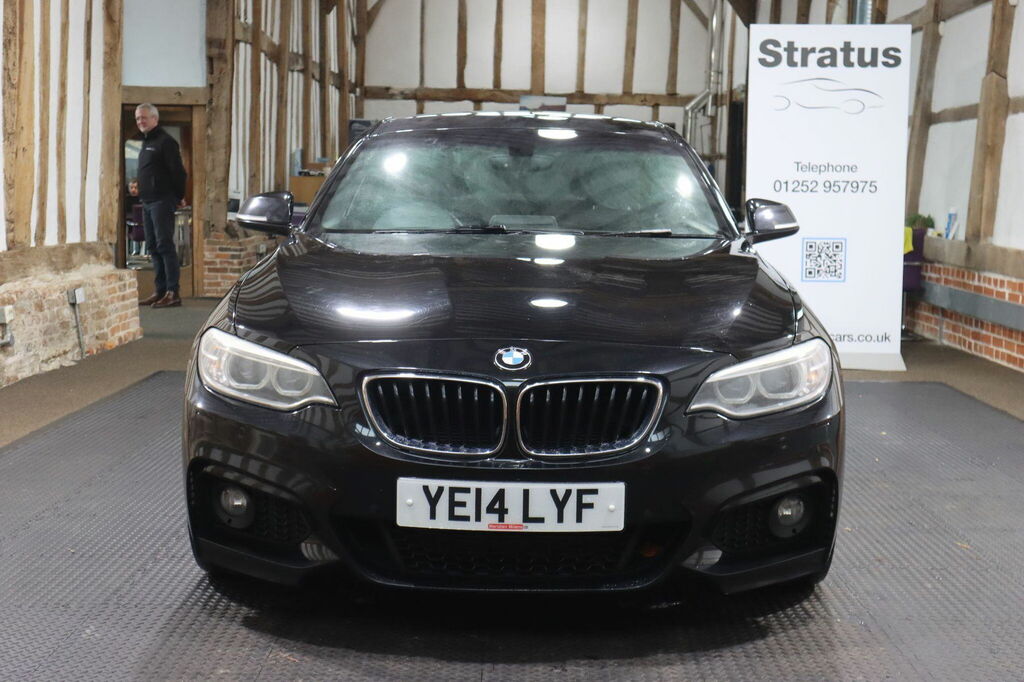BMW 2 Series 2.0 220D M Sport Euro 6 S S YE14LYF Black #2