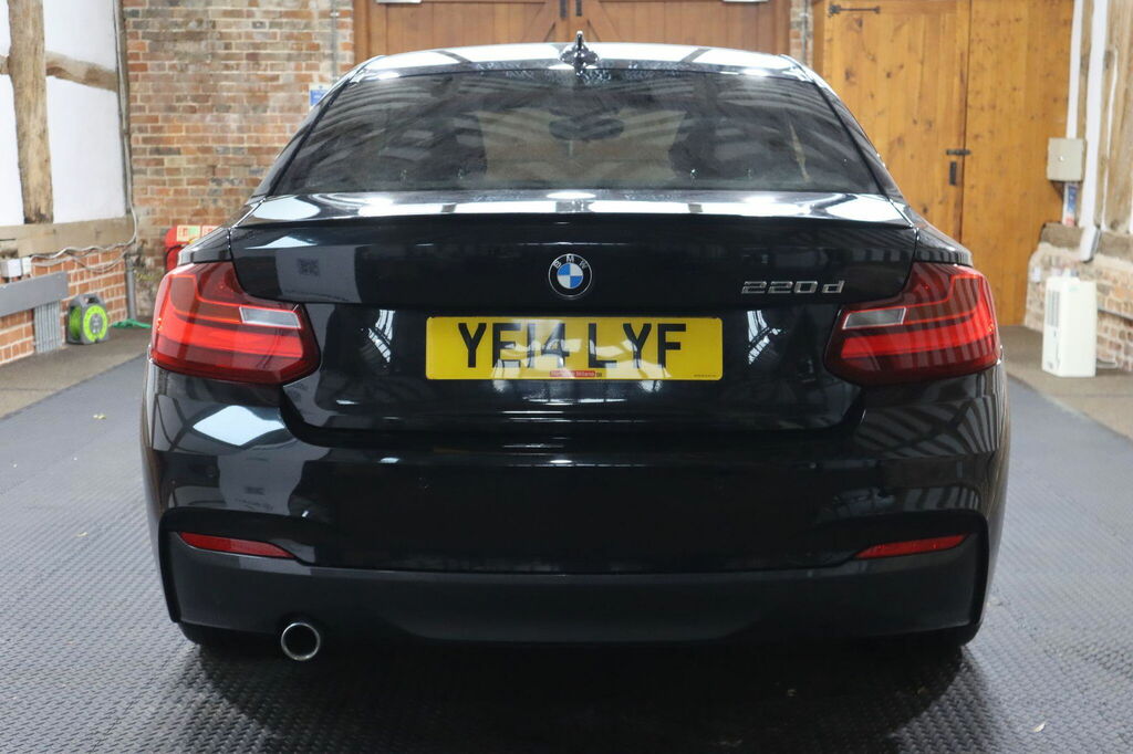 BMW 2 Series 2.0 220D M Sport Euro 6 S S YE14LYF Black #5