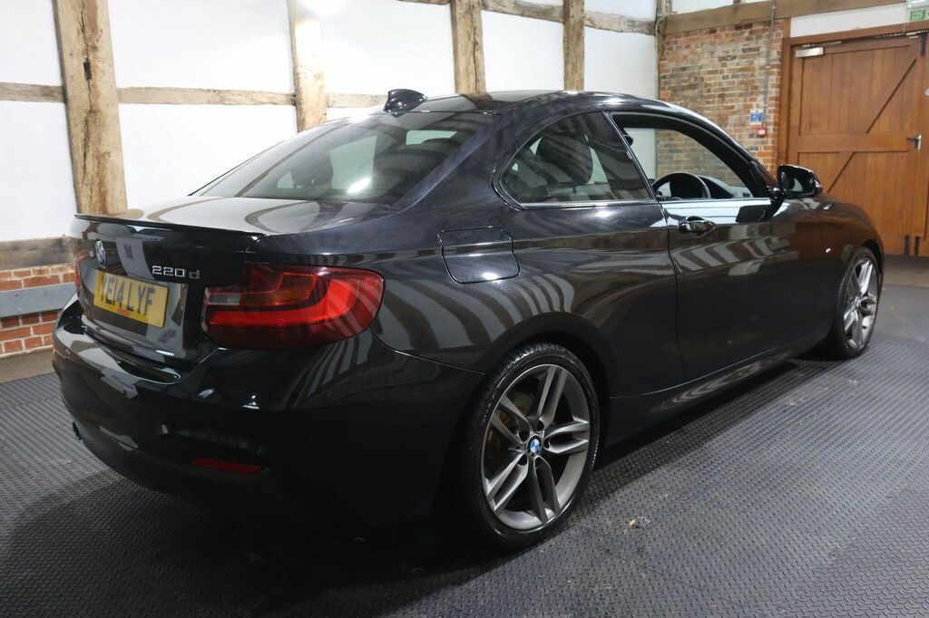 BMW 2 Series 2.0 220D M Sport Euro 6 S S YE14LYF Black #6