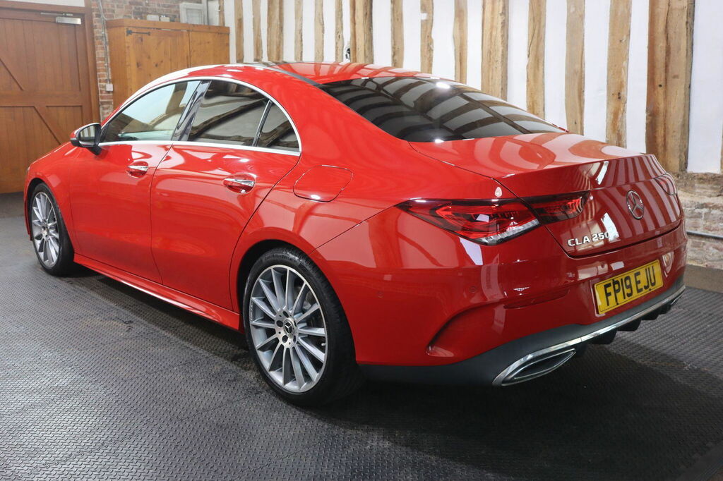 Mercedes-Benz CLA Class 2.0 Cla250 Amg Line Premium Plus Coupe 7G-dct Eu Red #4