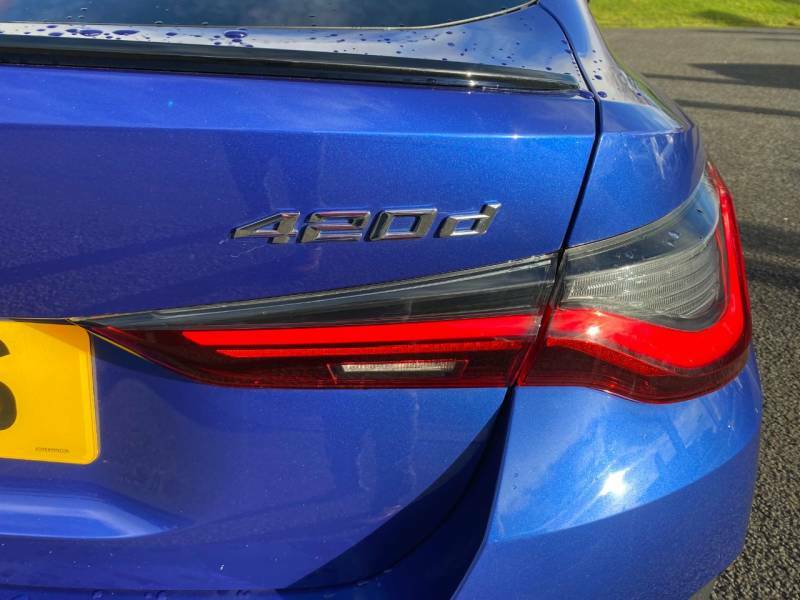 BMW 4 Series 420D M Sport Xdrive Mht Step - 2022 71 SM71LFS Blue #6