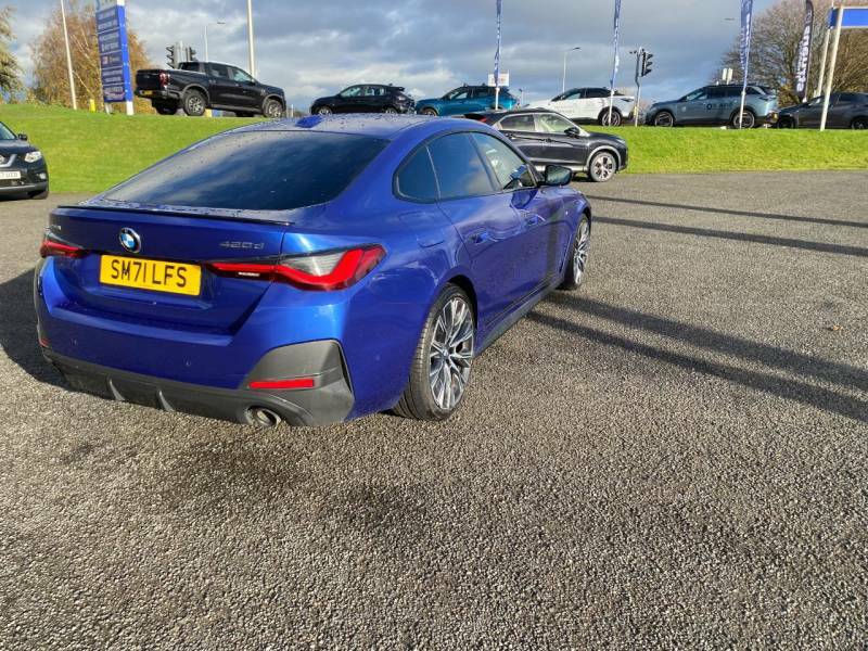 BMW 4 Series 420D M Sport Xdrive Mht Step - 2022 71 SM71LFS Blue #5