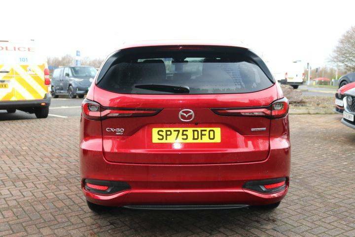 Mazda CX-80 Homura Plus 2.5 Phev 327 Awd Convdap SP75DFO Red #6