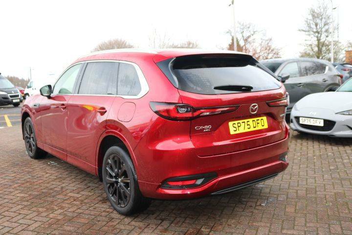 Mazda CX-80 Homura Plus 2.5 Phev 327 Awd Convdap SP75DFO Red #5