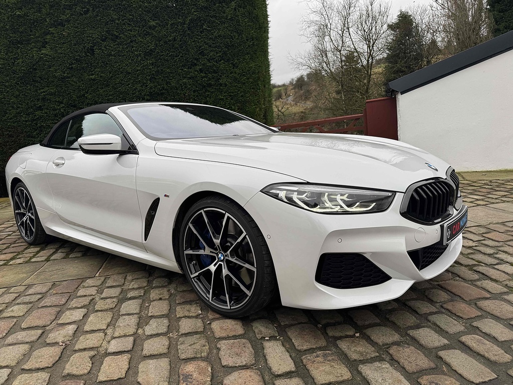 BMW 8 Series 840D Convertible Xdrive U585 Ulez White