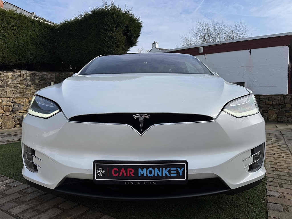 Tesla Model X Long Range U594 Ulez YK70RTV White #6