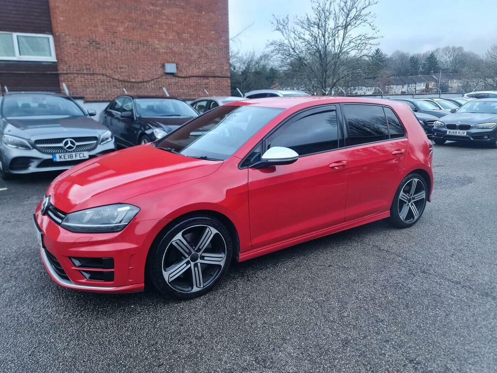 Volkswagen Golf 2.0 Tsi Bluemotion Tech R Dsg 4Motion Euro 6 Ss BU64HLJ Red #3