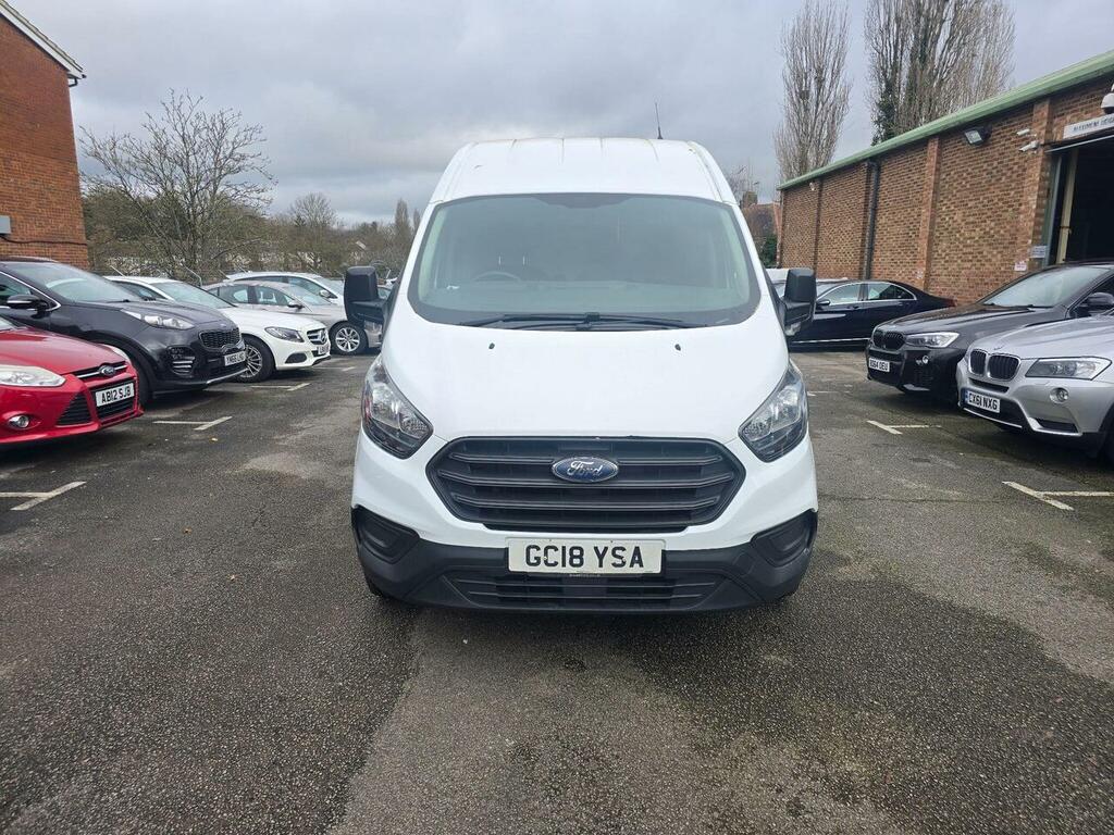 Ford Transit Custom 2.0 300 Ecoblue L2 H2 Euro 6 GC18YSA White #2
