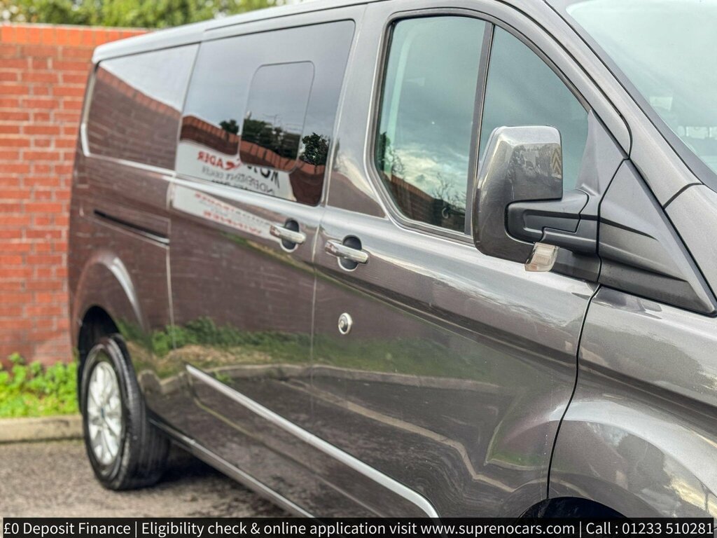 Ford Transit Custom 2.0 320 Ecoblue Limited Crew Van Double Cab Di WP72TPF Grey #4