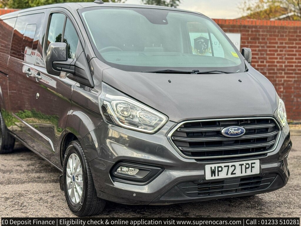 Ford Transit Custom 2.0 320 Ecoblue Limited Crew Van Double Cab Di WP72TPF Grey #5