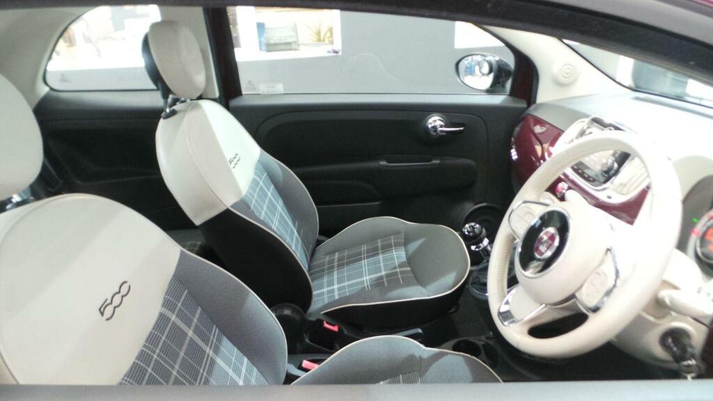 Fiat 500 Hatchback 0.9 Twinair Lounge Euro 6 Ss 201 FP65WHS Red #6
