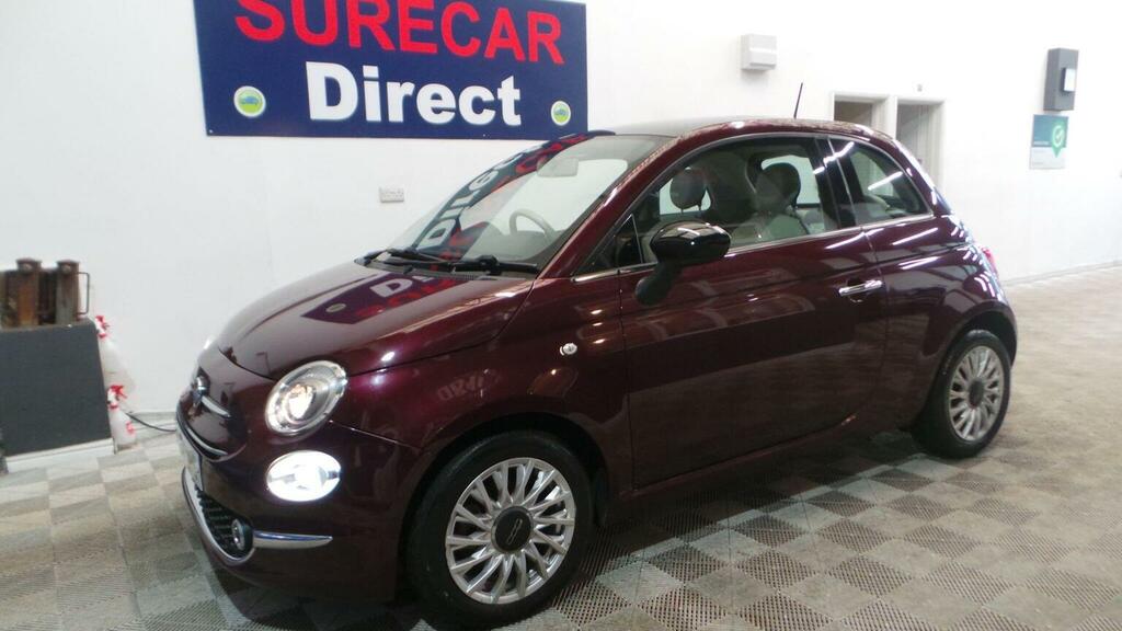 Fiat 500 Hatchback 0.9 Twinair Lounge Euro 6 Ss 201 Red