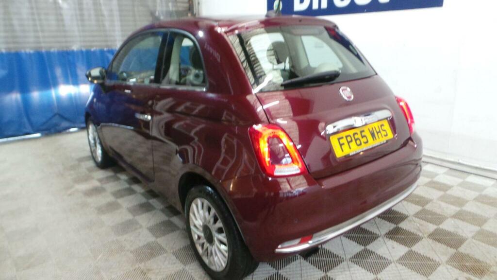Fiat 500 Hatchback 0.9 Twinair Lounge Euro 6 Ss 201 FP65WHS Red #2