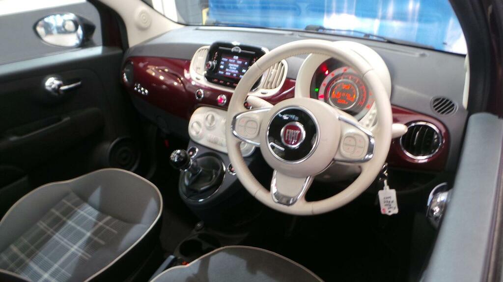 Fiat 500 Hatchback 0.9 Twinair Lounge Euro 6 Ss 201 FP65WHS Red #4