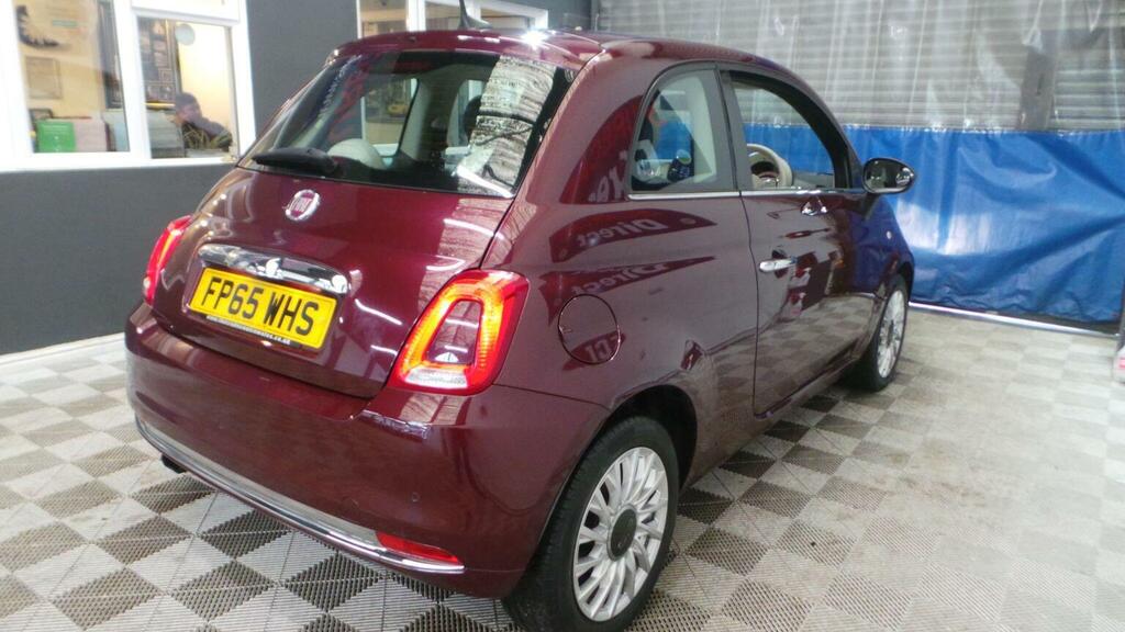 Fiat 500 Hatchback 0.9 Twinair Lounge Euro 6 Ss 201 FP65WHS Red #3