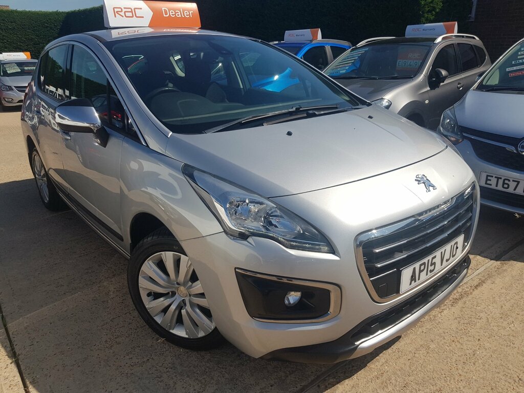 Peugeot 3008 1.6 Hdi Active Mpv Superb Economy Onl AP15VJO Silver #3
