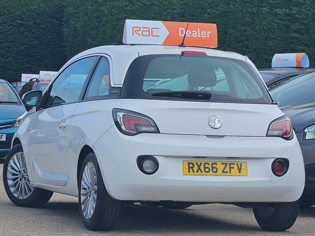 Vauxhall Adam 1.2 Glam Demo 1 Owner Sun Roof RX66ZFV White #5