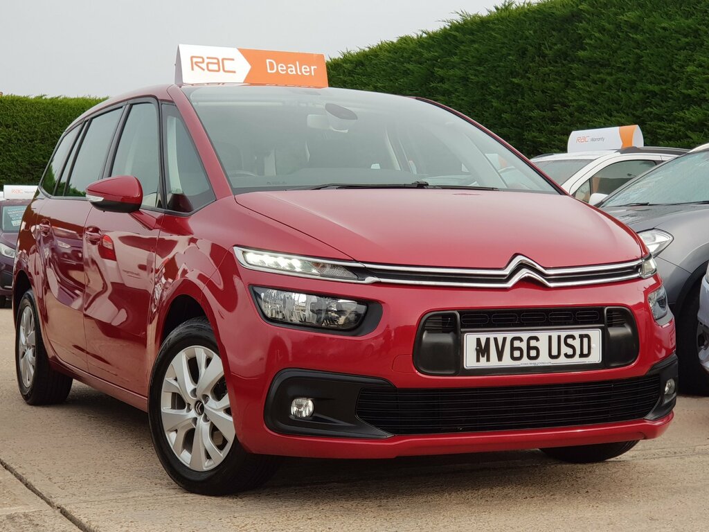 Citroen Grand C4 Picasso 1.6 Bluehdi Touch Edition 7 Seater - Ulez Zone Com Red