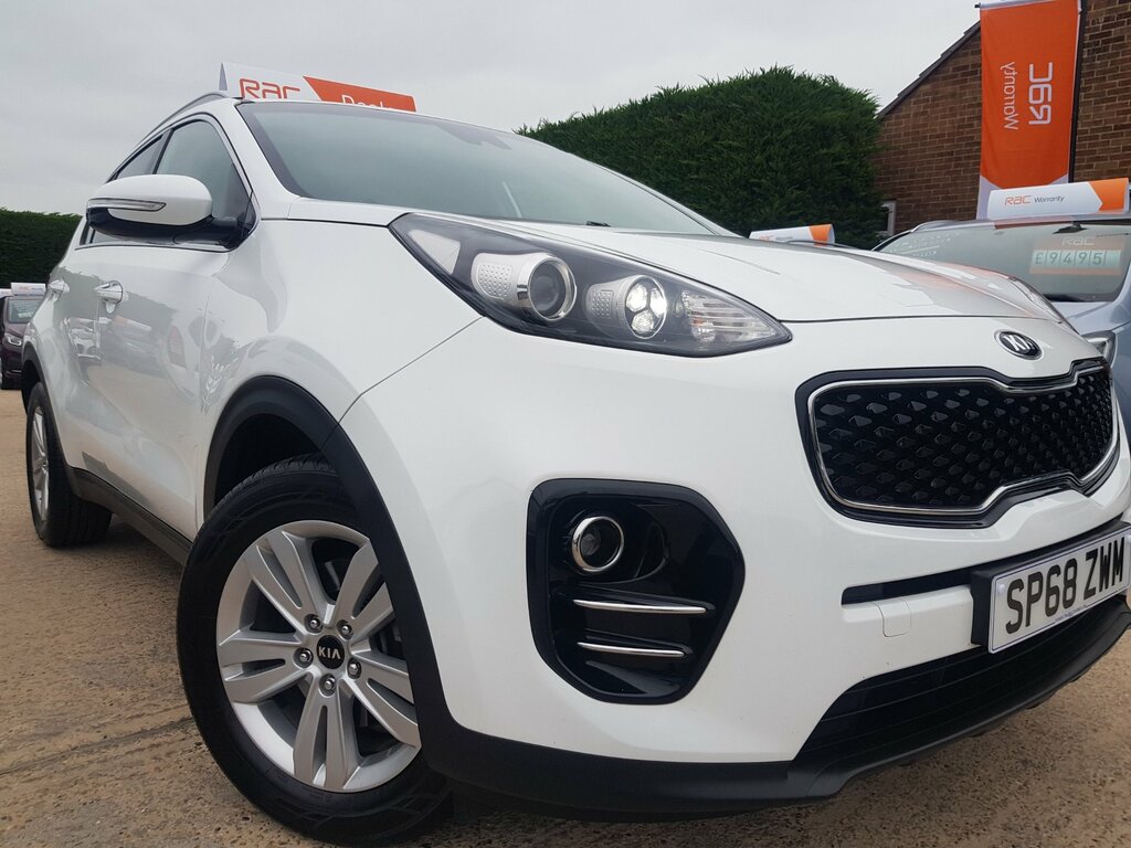 Kia Sportage 1.7 Crdi 2 - Parking Camera Satnav - One Lady Ow SP68ZWM White #3