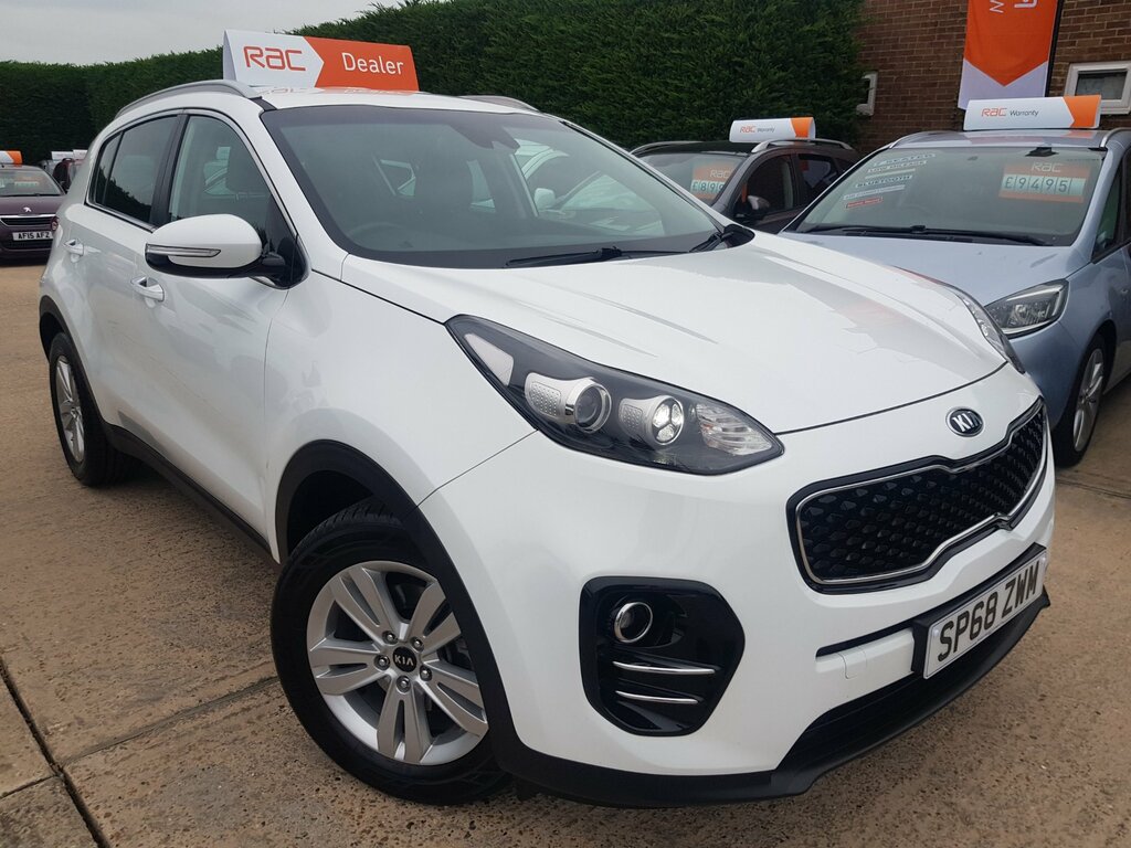 Kia Sportage 1.7 Crdi 2 - Parking Camera Satnav - One Lady Ow SP68ZWM White #4