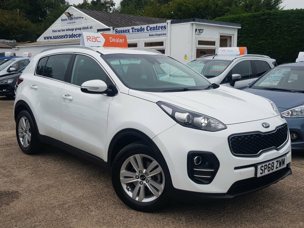 Kia Sportage 1.7 Crdi 2 - Parking Camera Satnav - One Lady Ow SP68ZWM White #2