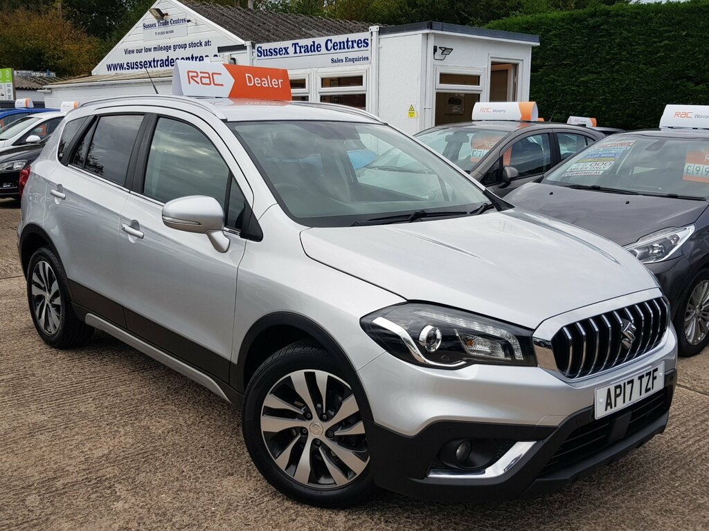 Suzuki SX4 S Cross S-cross 1.0 Bjet Sz-t - With Sat Nav AP17TZF Silver #2