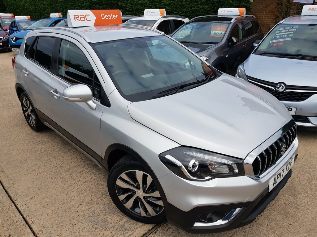 Suzuki SX4 S Cross S-cross 1.0 Bjet Sz-t - With Sat Nav AP17TZF Silver #3