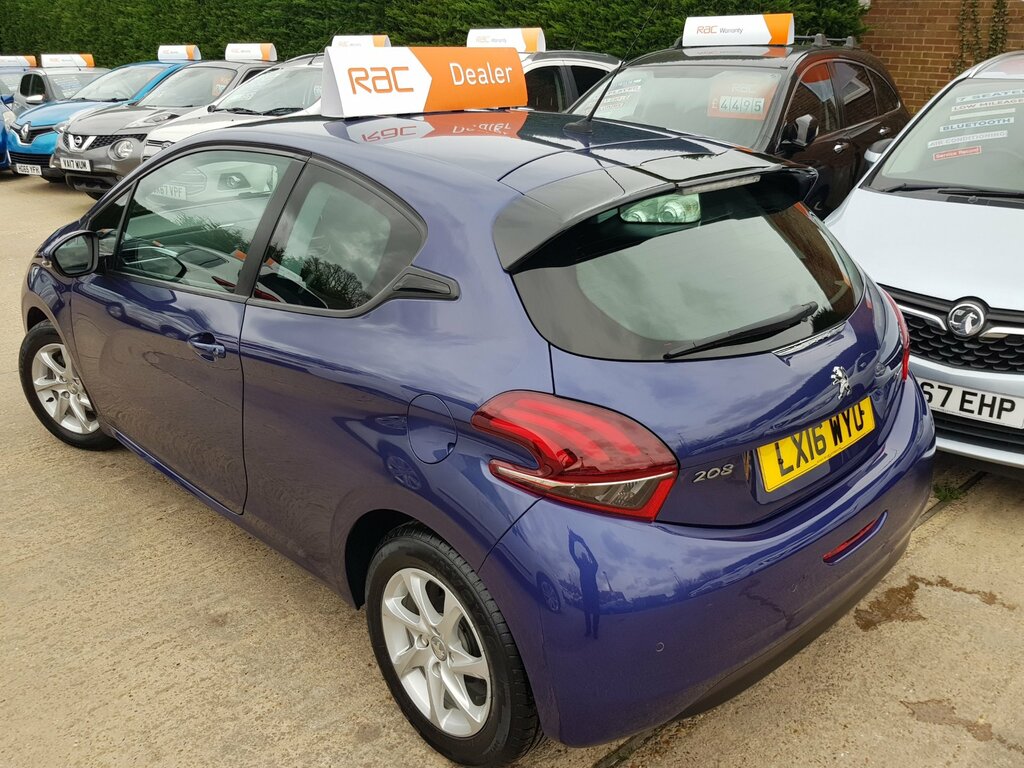 Peugeot 208 1.2 Active - 1 Owner Just 14,000 Miles LX16WYO Blue #6