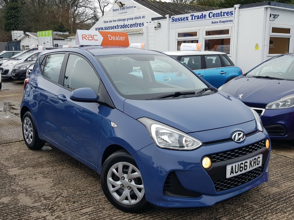Hyundai I10 I10 Se 1.2 - Only 42,000 Miles AU66KRG Blue #2