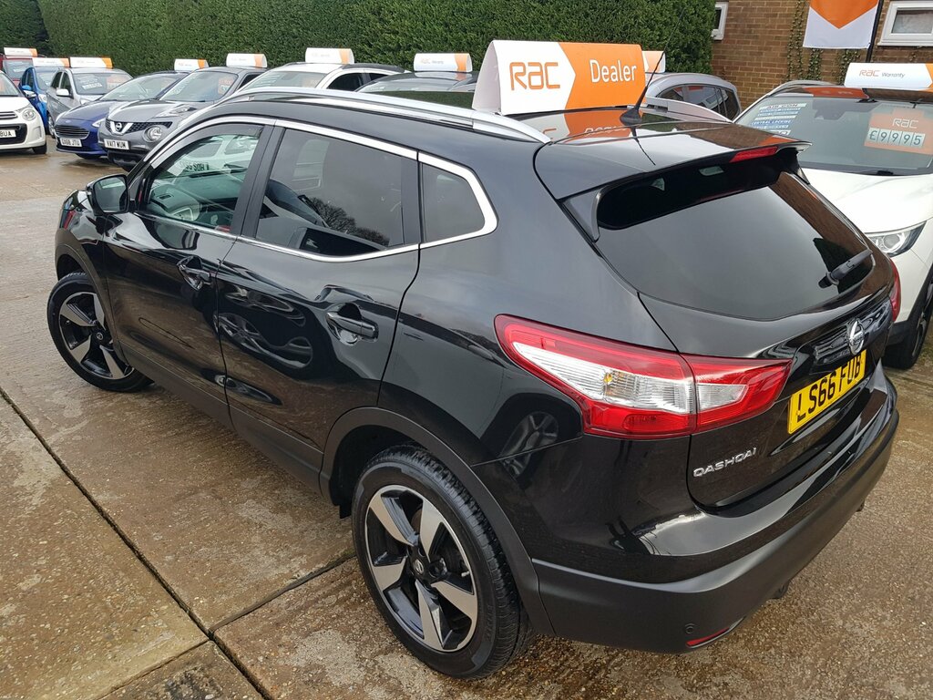 Nissan Qashqai 1.2 Dig-t N-connecta - Sat Nav Pan -Ro LS66FUB Black #5