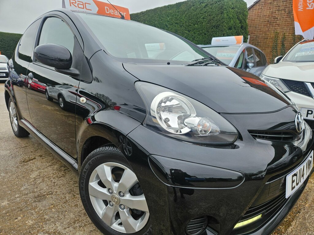 Toyota Aygo 1.0 Move With Style - Sat Nav - Only 46,000 Miles EU14YMR Black #2