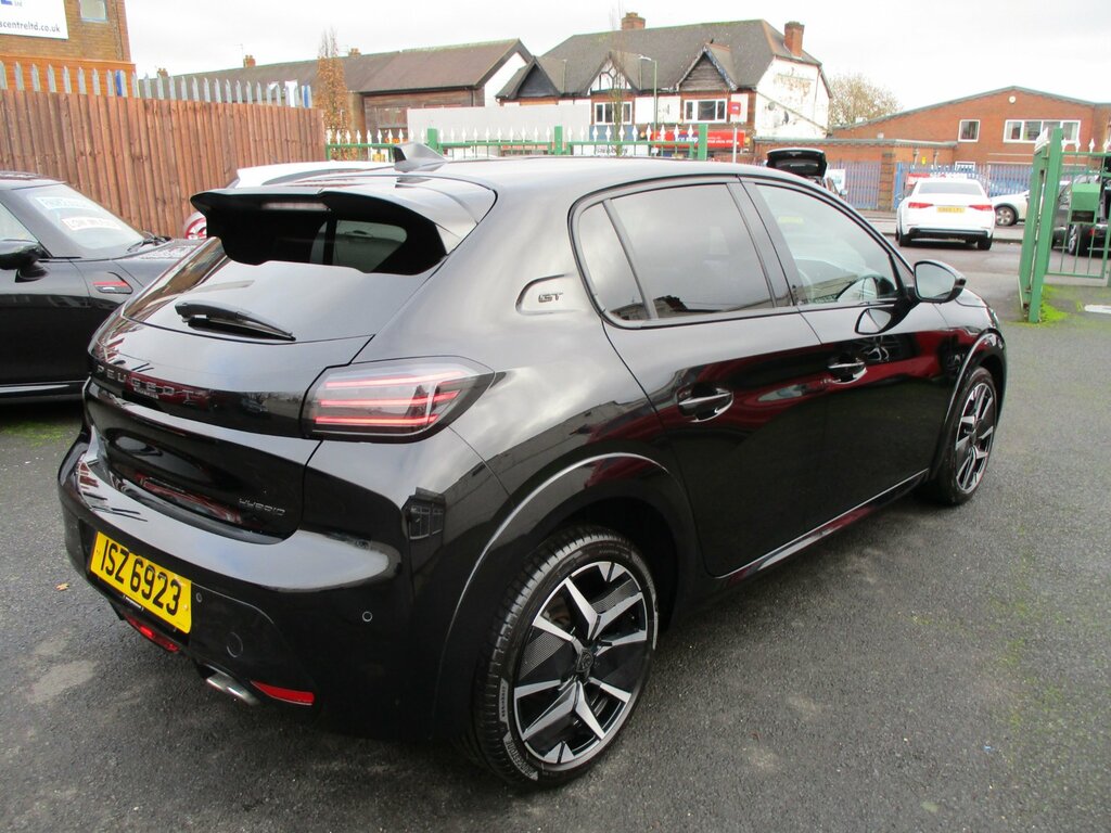 Peugeot 208 1.2 Hybrid Gt Hatchback Hybrid E-dsc6 E ISZ6923 Black #5
