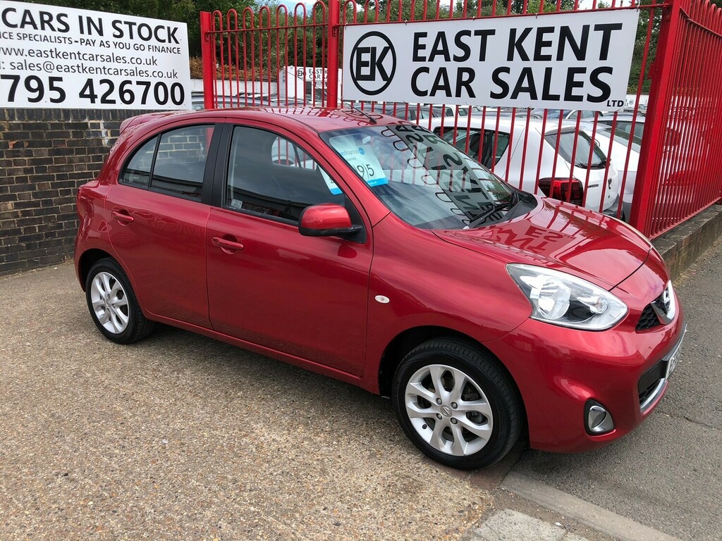 Nissan Micra 1.2 Acenta EF65OUL Red #4