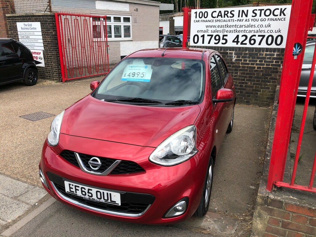 Nissan Micra 1.2 Acenta EF65OUL Red #3