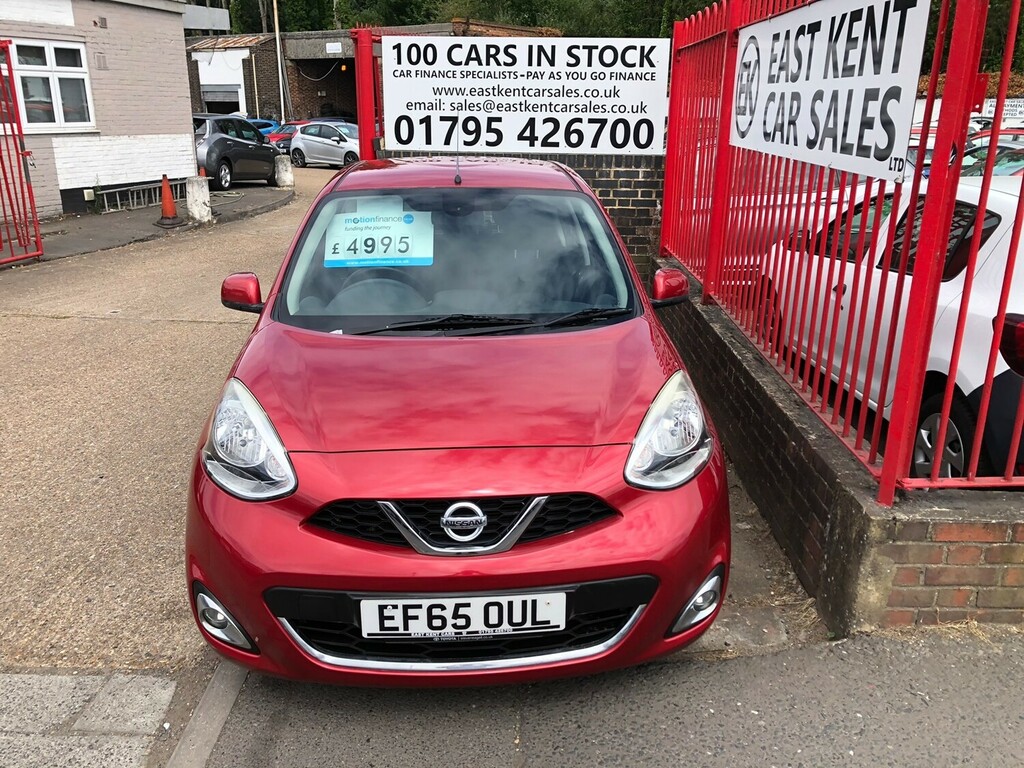 Nissan Micra 1.2 Acenta EF65OUL Red #2
