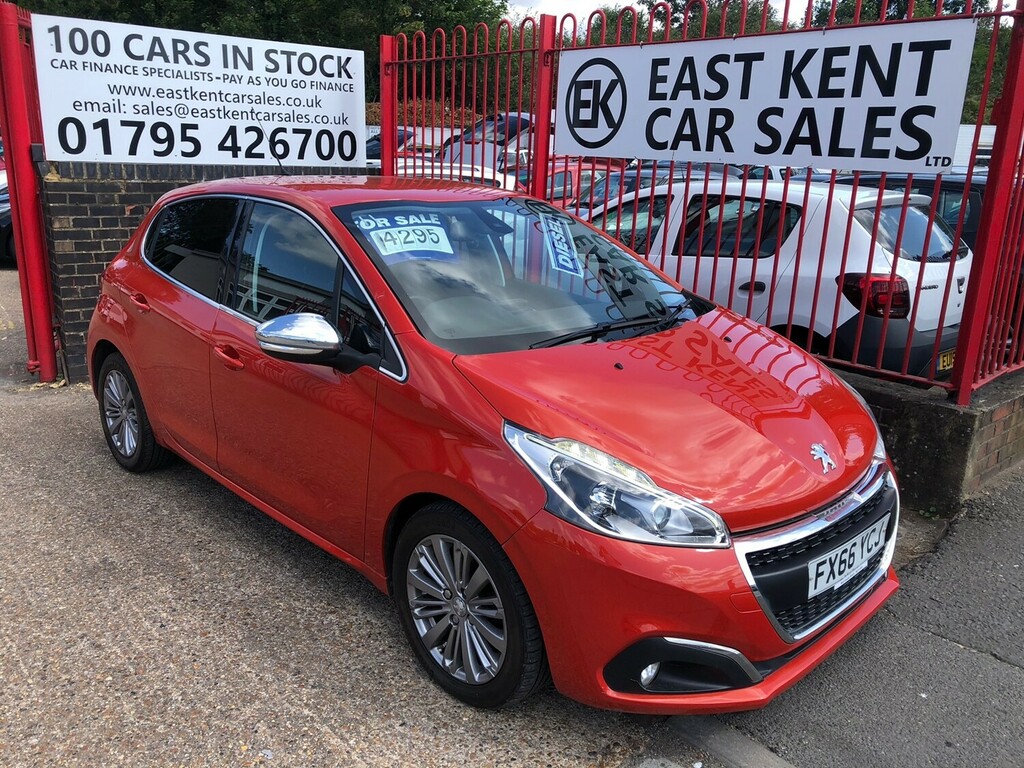 Peugeot 208 1.6 Bluehdi 100 Allure Non Start Stop Orange
