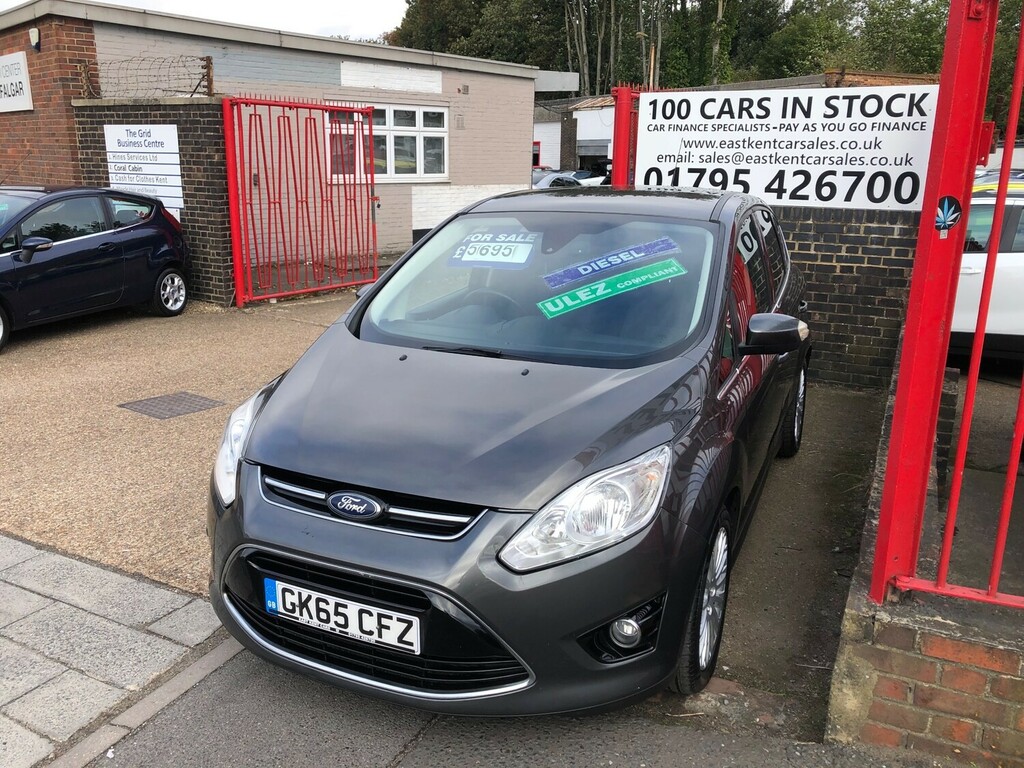 Ford C-Max 1.6 Tdci Titanium Mpv Euro 5 11 GK65CFZ Grey #3