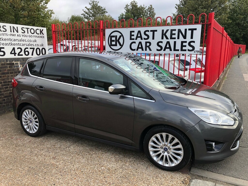 Ford C-Max 1.6 Tdci Titanium Mpv Euro 5 11 GK65CFZ Grey #4