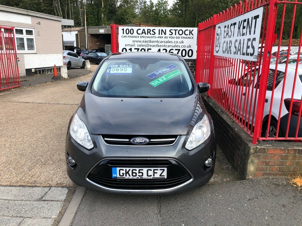Ford C-Max 1.6 Tdci Titanium Mpv Euro 5 11 GK65CFZ Grey #2