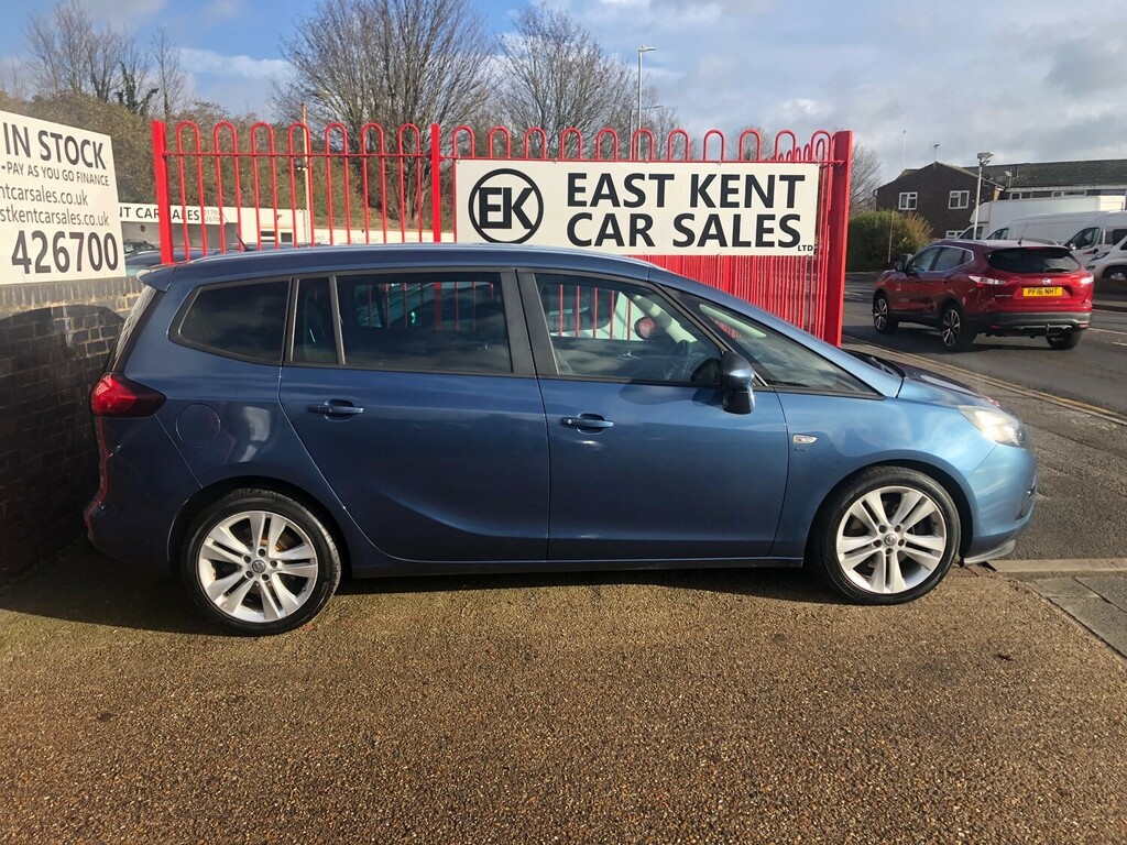 Vauxhall Zafira Tourer 2.0 Cdti Sri Mpv Euro 5 165 Ps LJ64VPK Blue #5