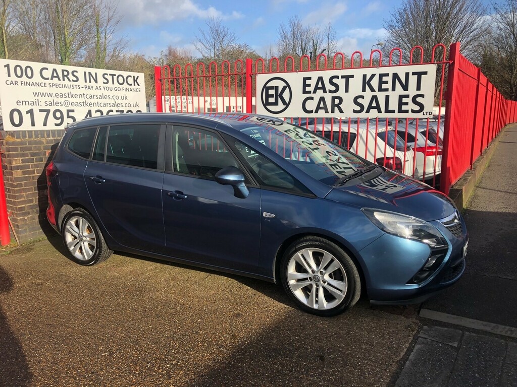 Vauxhall Zafira Tourer 2.0 Cdti Sri Mpv Euro 5 165 Ps LJ64VPK Blue #4