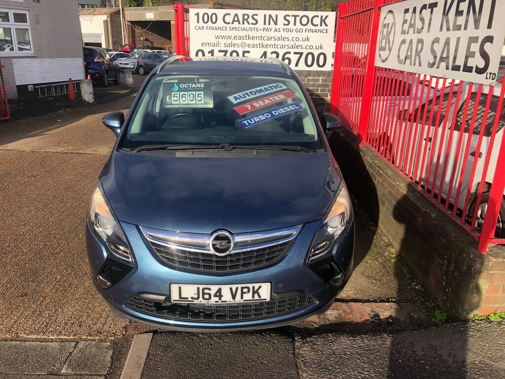 Vauxhall Zafira Tourer 2.0 Cdti Sri Mpv Euro 5 165 Ps LJ64VPK Blue #2