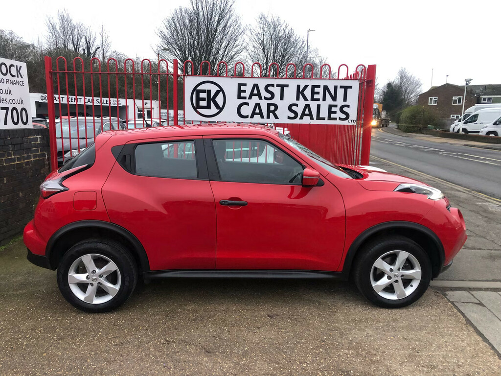 Nissan Juke 1.6 Visia Suv Euro 6 94 Ps Pet BJ17XBC Red #5